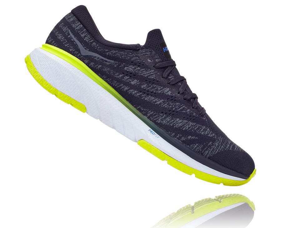 Hoka One One Mens Running Shoes - Cavu 3 - Navy - AKFC23685